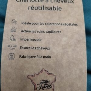 charlotte à cheveux réutilisable