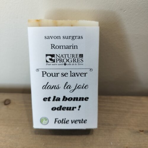 savon solide romarin