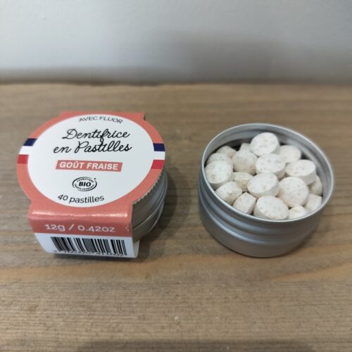 pastilles dentifrice gout fraise