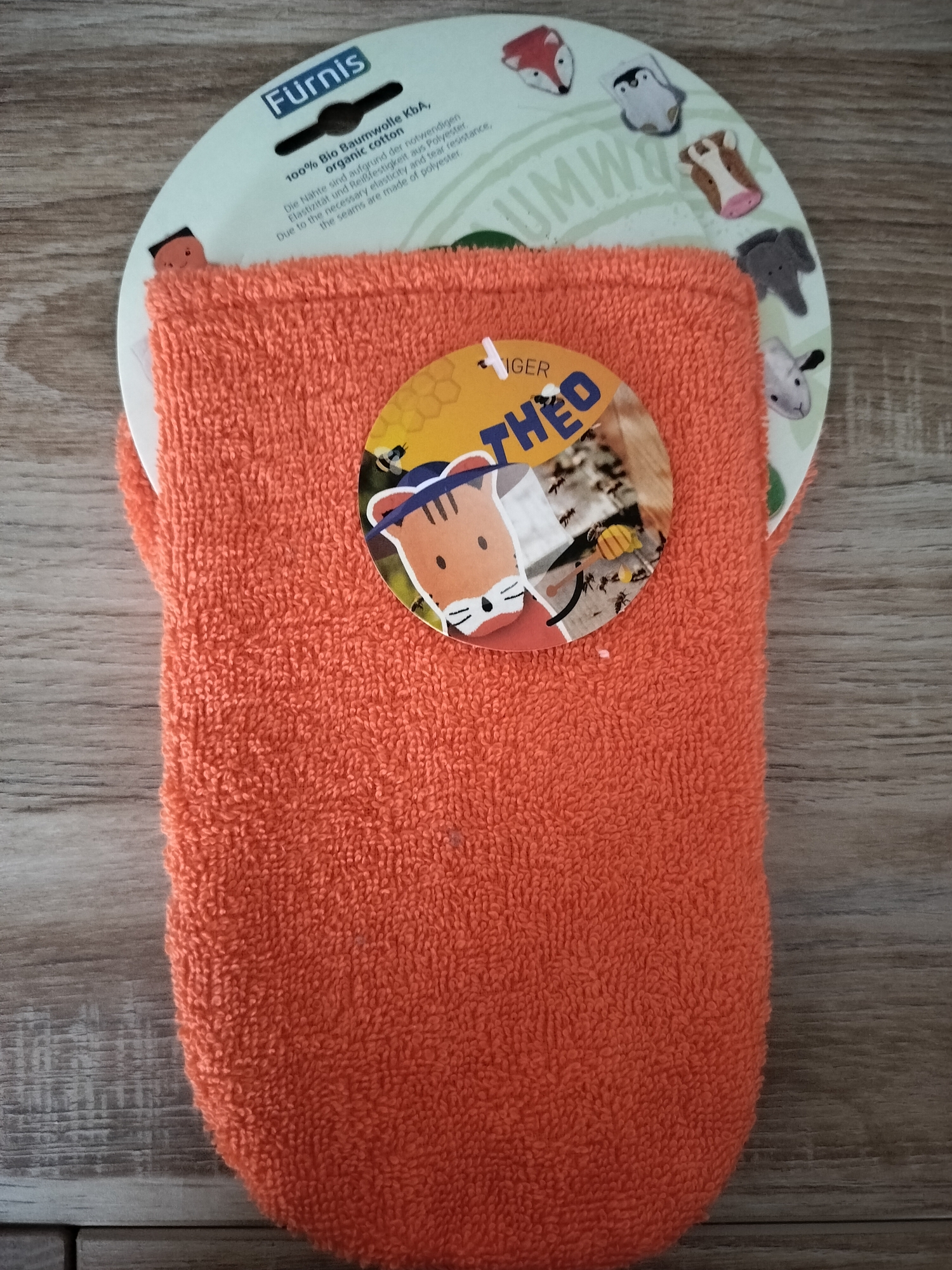 gant de toilette verso