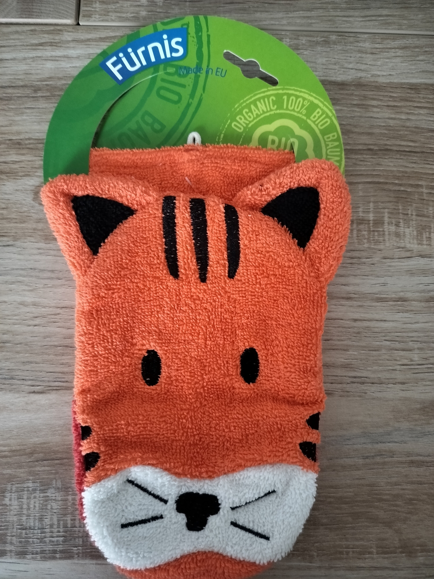 gant de toilette enfant TIGRE