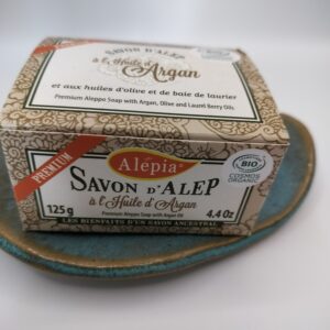 Porte savon Grès + savon