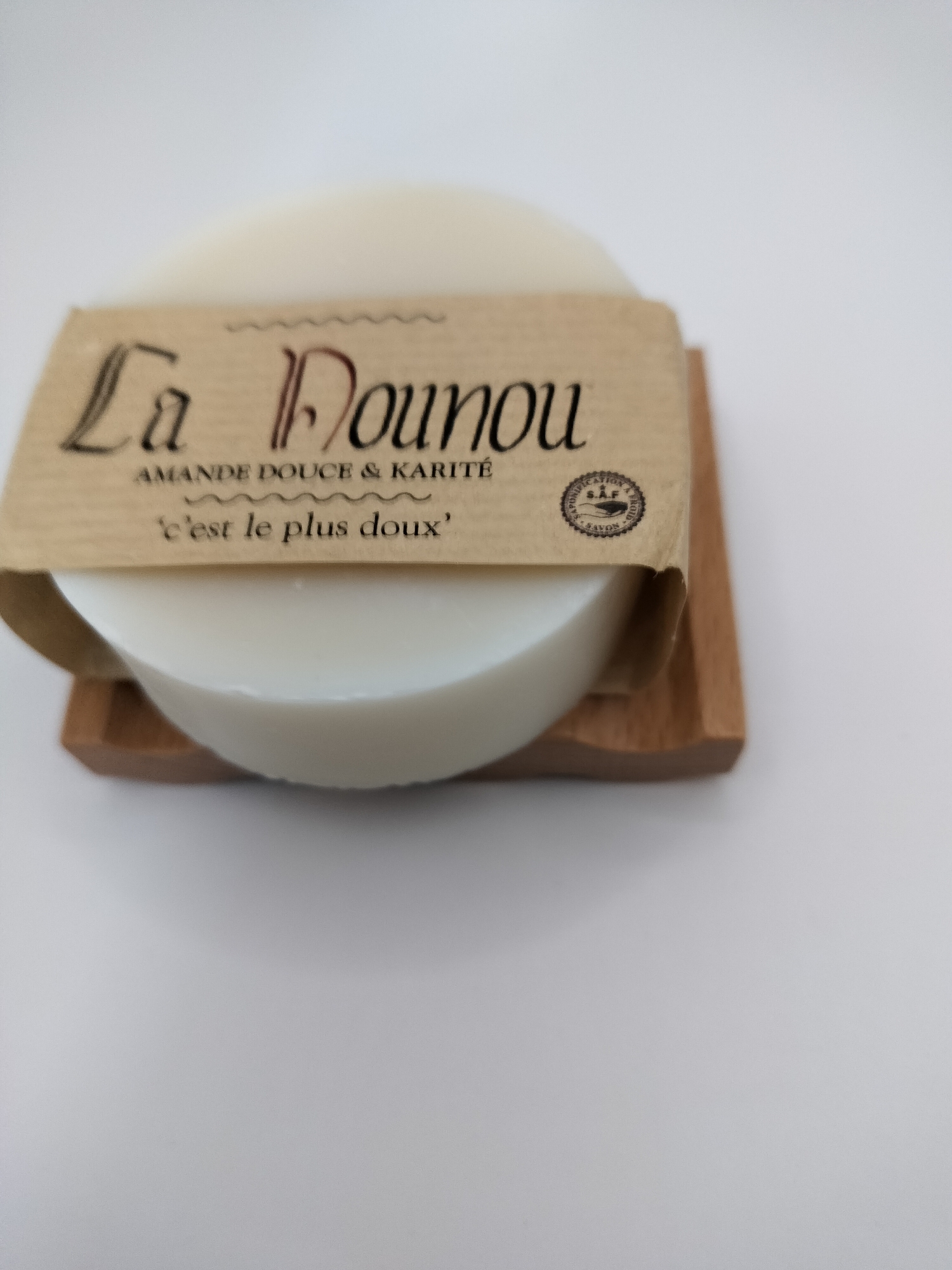 savon et porte savon bois de hêtre